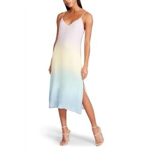 BB DAKOTA BY STEVE MADDEN Ombre Pastel Slip Dress Small